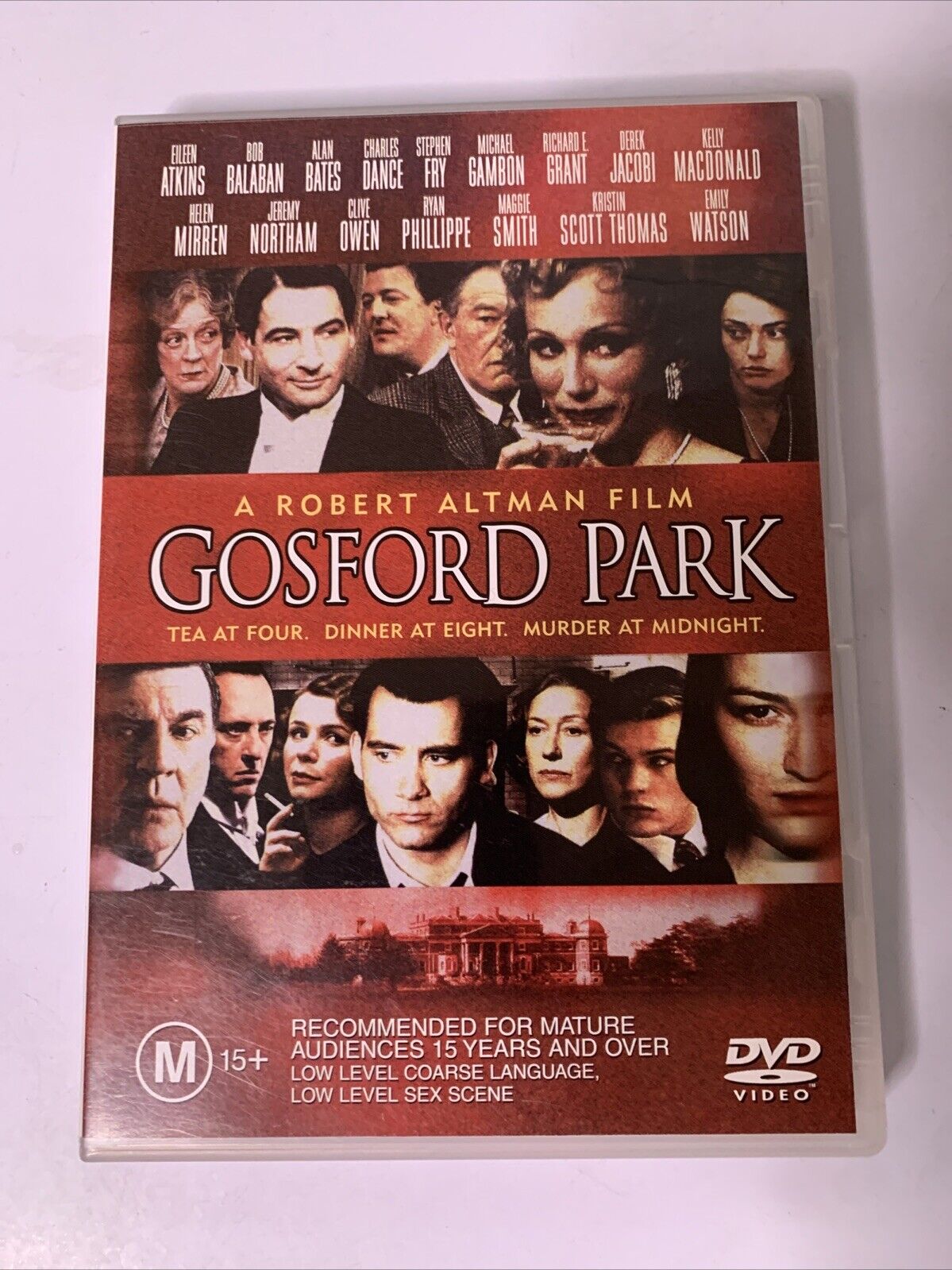 Gosford Park (DVD, 2001) Helen Mirren, Maggie Smith, Robert Altman Film Region 4