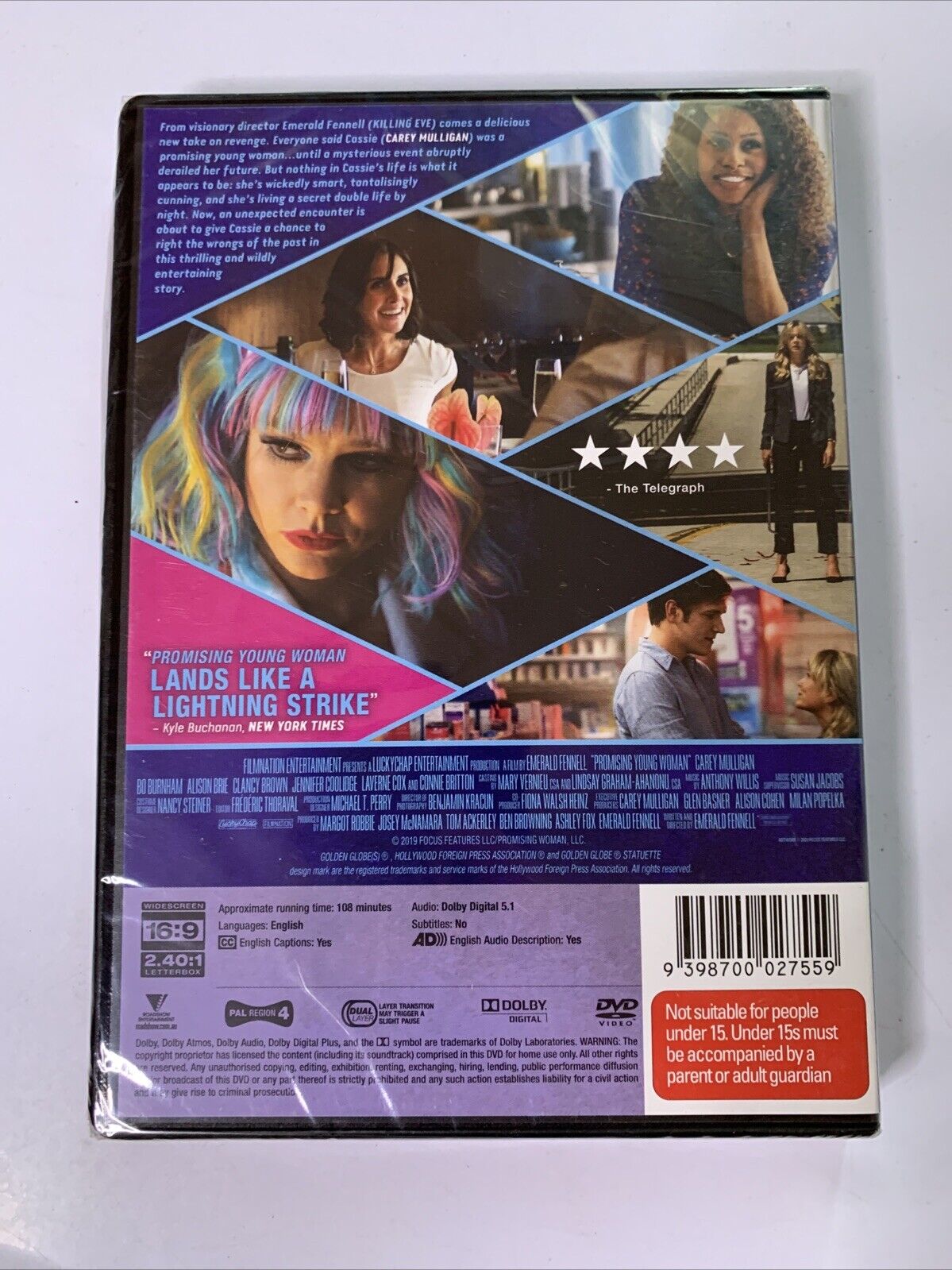Promising Young Woman (DVD, 2020) Carey Mulligan Region 4  NEW Sealed
