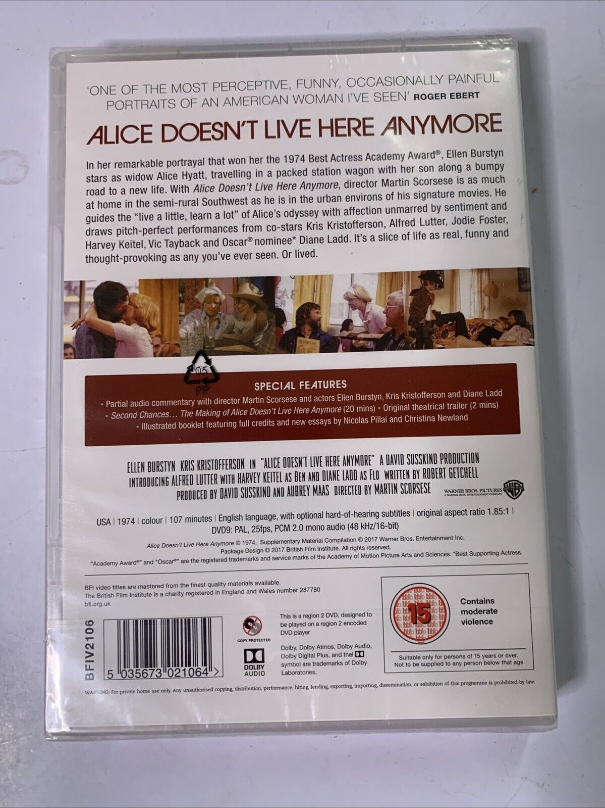 Alice Doesn't Live Here Anymore (DVD, 1974) Martin Scorsese Region 2 NEW Sealed