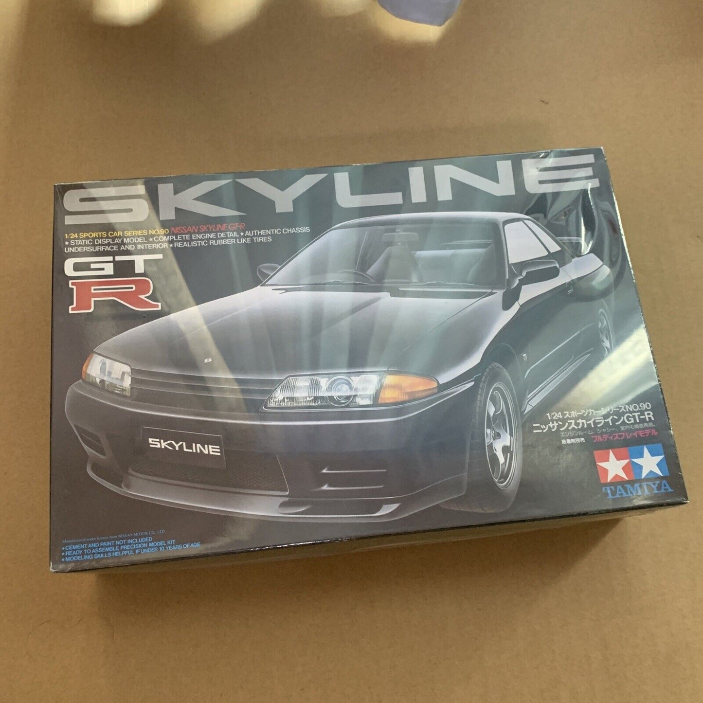 Nissan Skyline GT-R 1:24 Tamiya 24090 Model Kit 1989 NEW Sealed