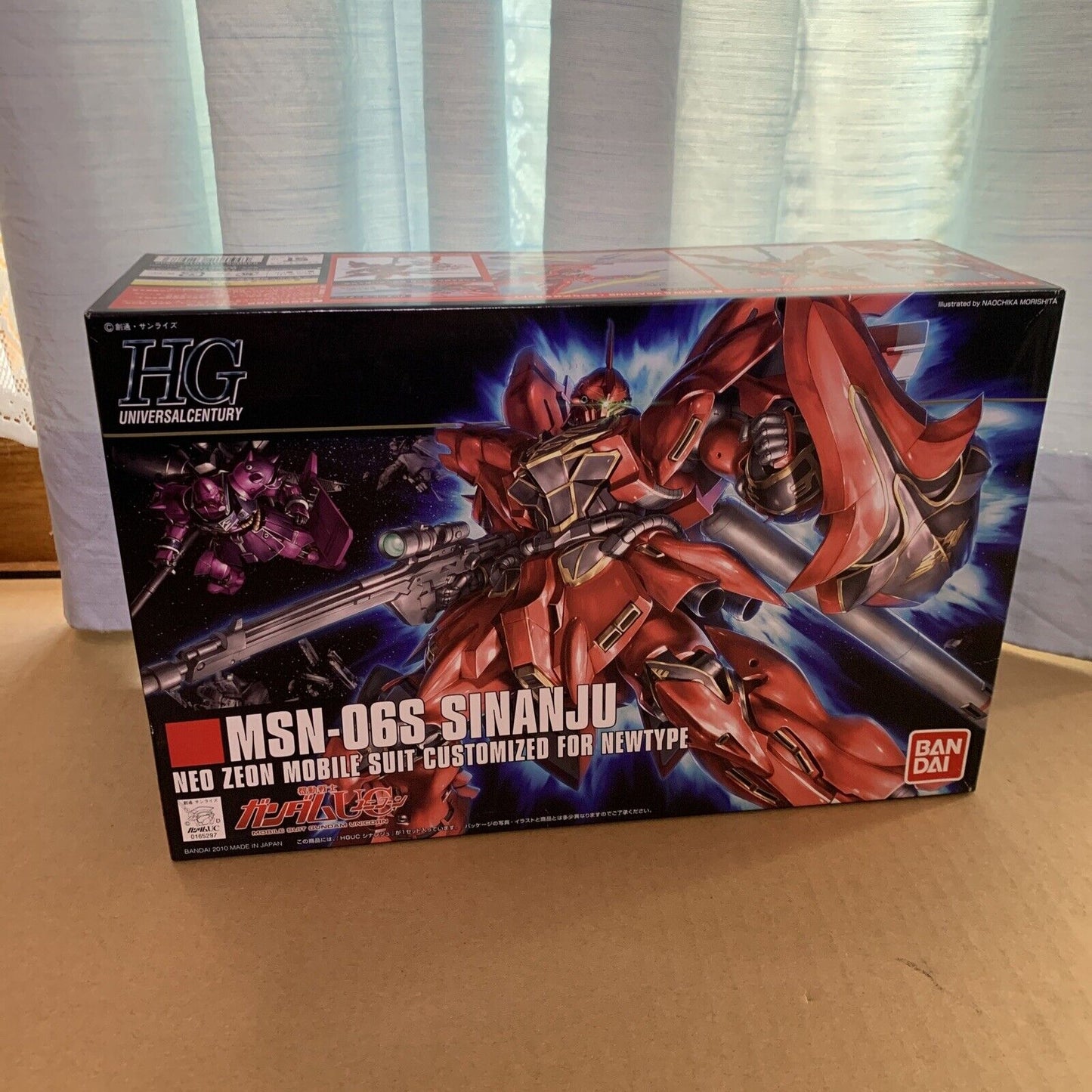 MSN-06S Sinanju Neo Zeon Mobile Suit 1/144 HG BANDAI Unicorn 2010 Japan NEW
