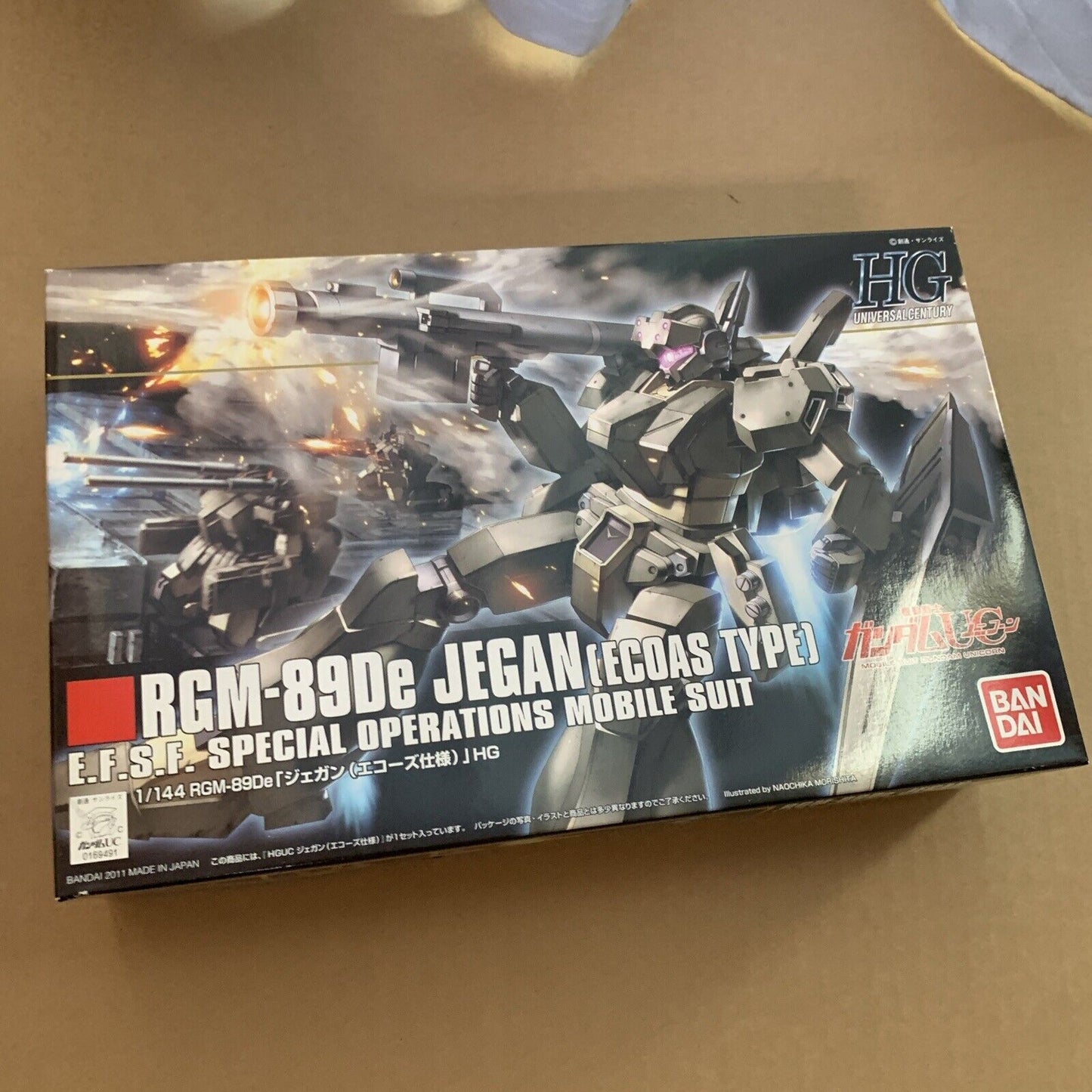 RGM-89De Jegan Echoes Type 1/144 HGUC Gundai Bandai 2011 JAPAN Gunpla NEW
