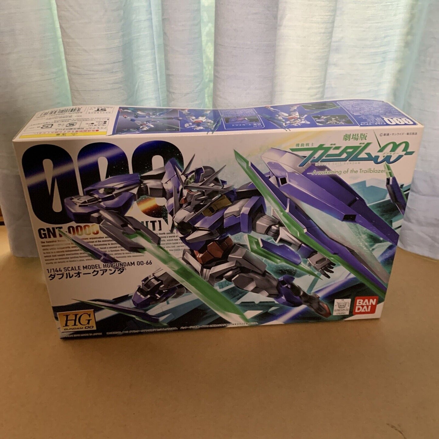 GNT-0000 Double O Quanta Mobile Suit Gundam 00 HG 1/144 Bandai Gunpla 2010 NEW