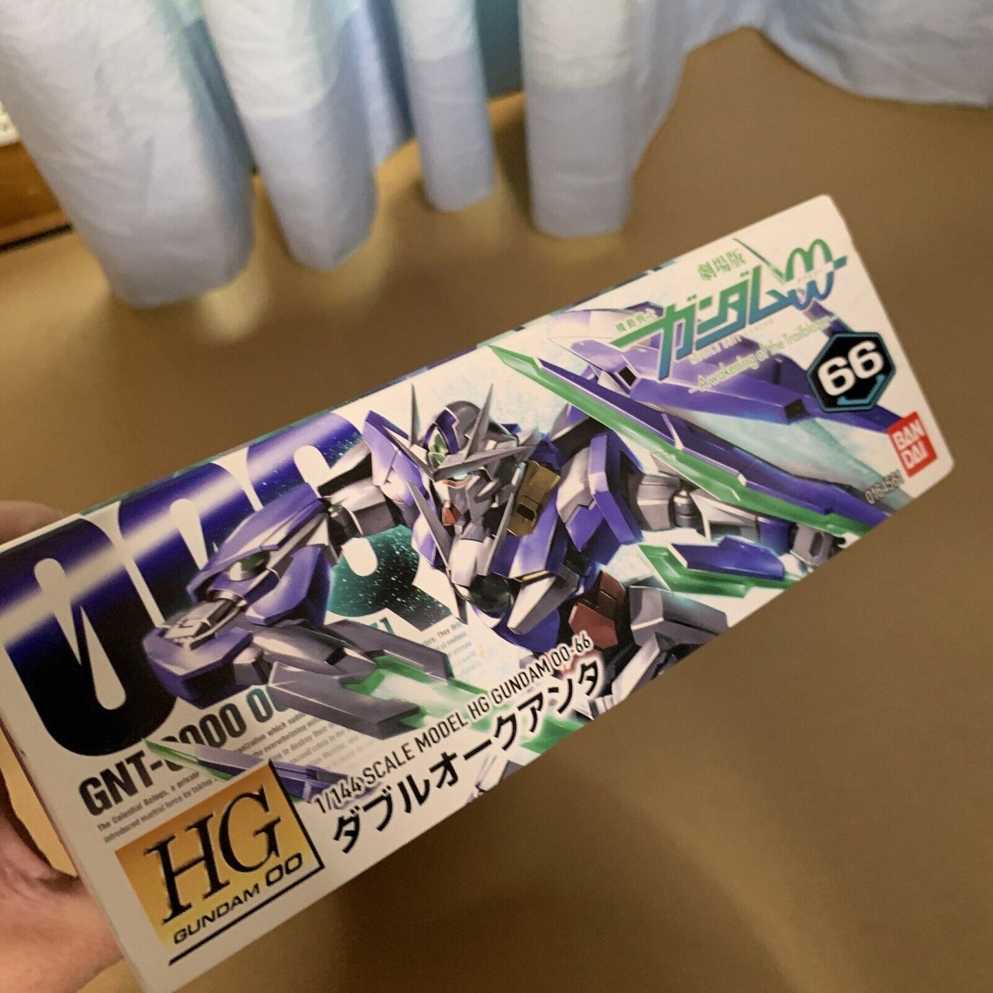 GNT-0000 Double O Quanta Mobile Suit Gundam 00 HG 1/144 Bandai Gunpla 2010 NEW