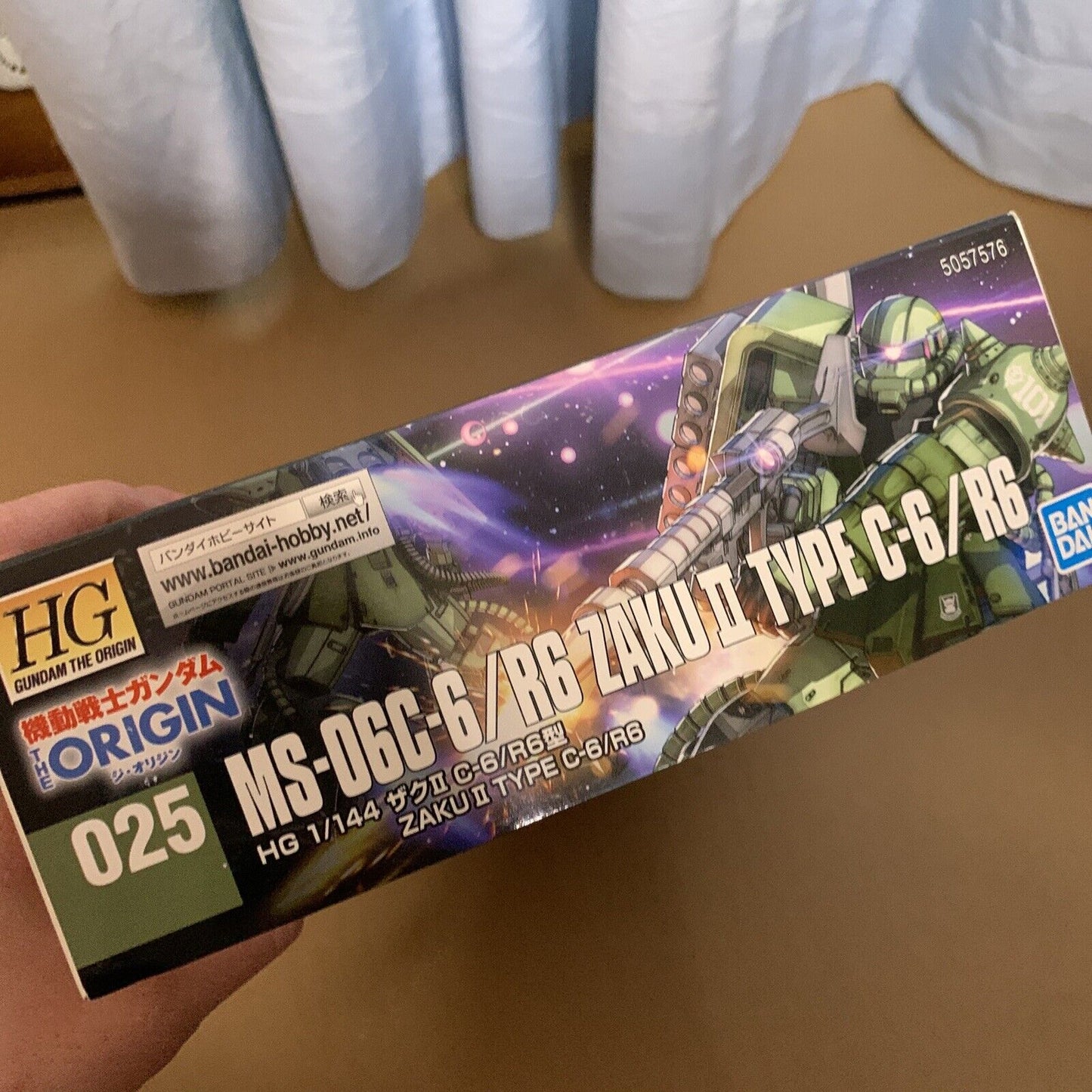 Bandai HG Gundam The Origin Zaku II Type C6/R6 Gunpla 2019 JAPAN NEW