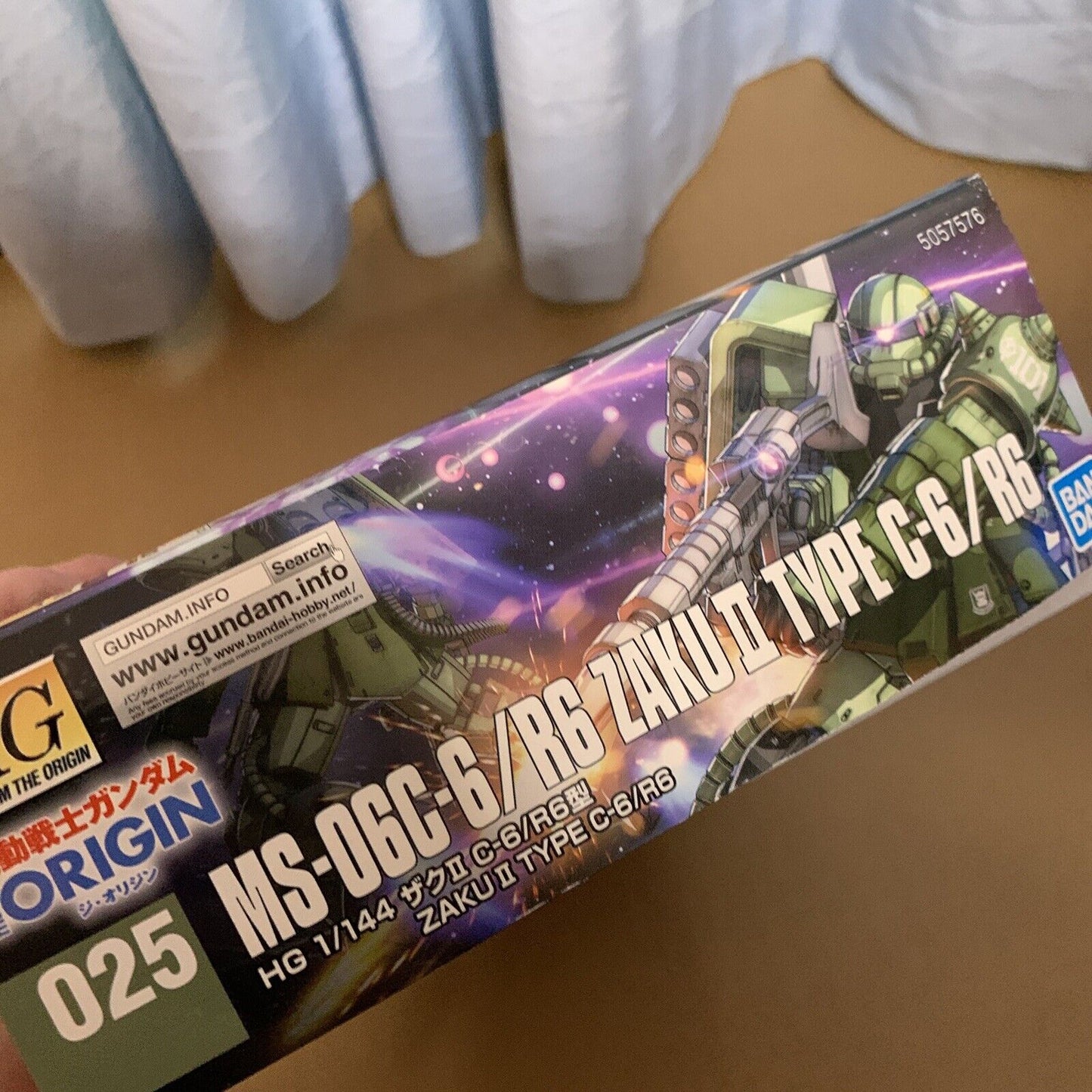 Bandai HG Gundam The Origin Zaku II Type C6/R6 Gunpla 2019 JAPAN NEW