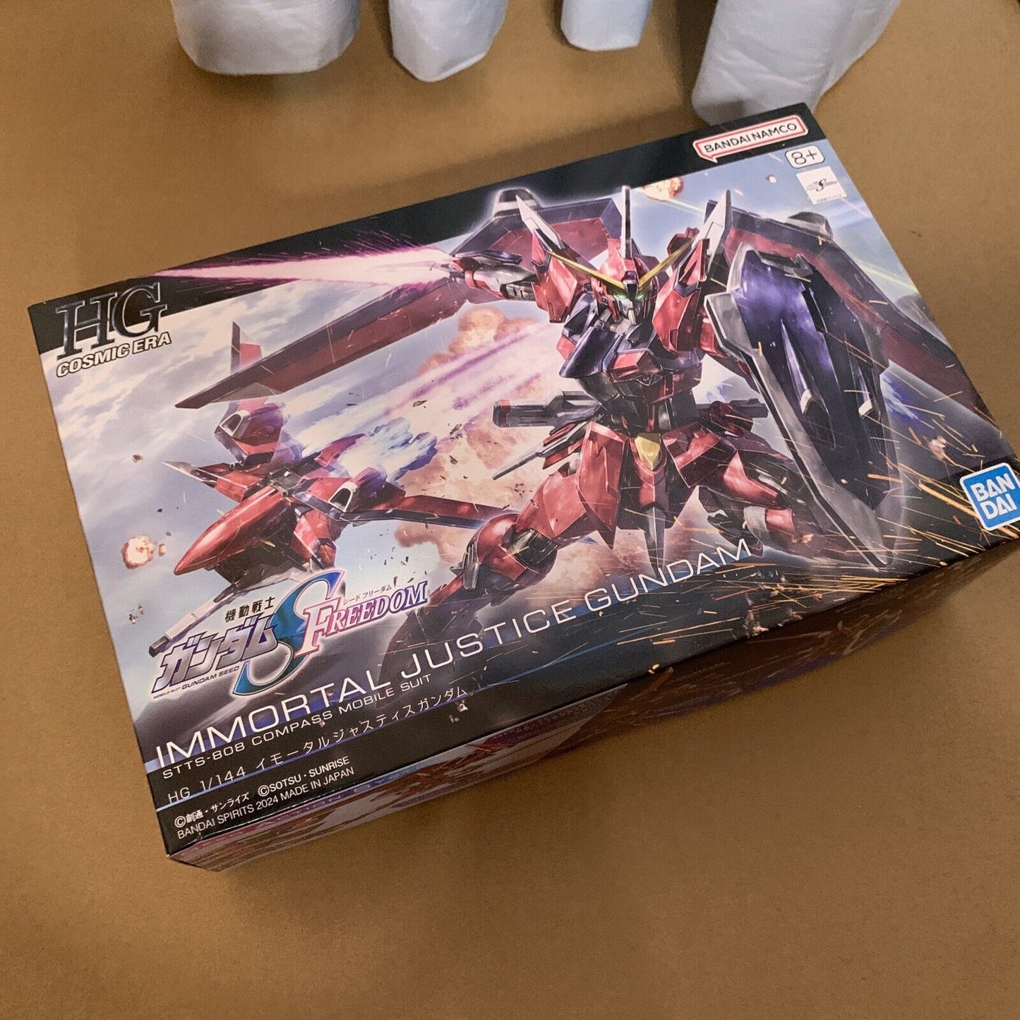 Bandai Gundam HG 1/144 Immortal Justice Gundam Gunpla Model Kit 2024 NEW