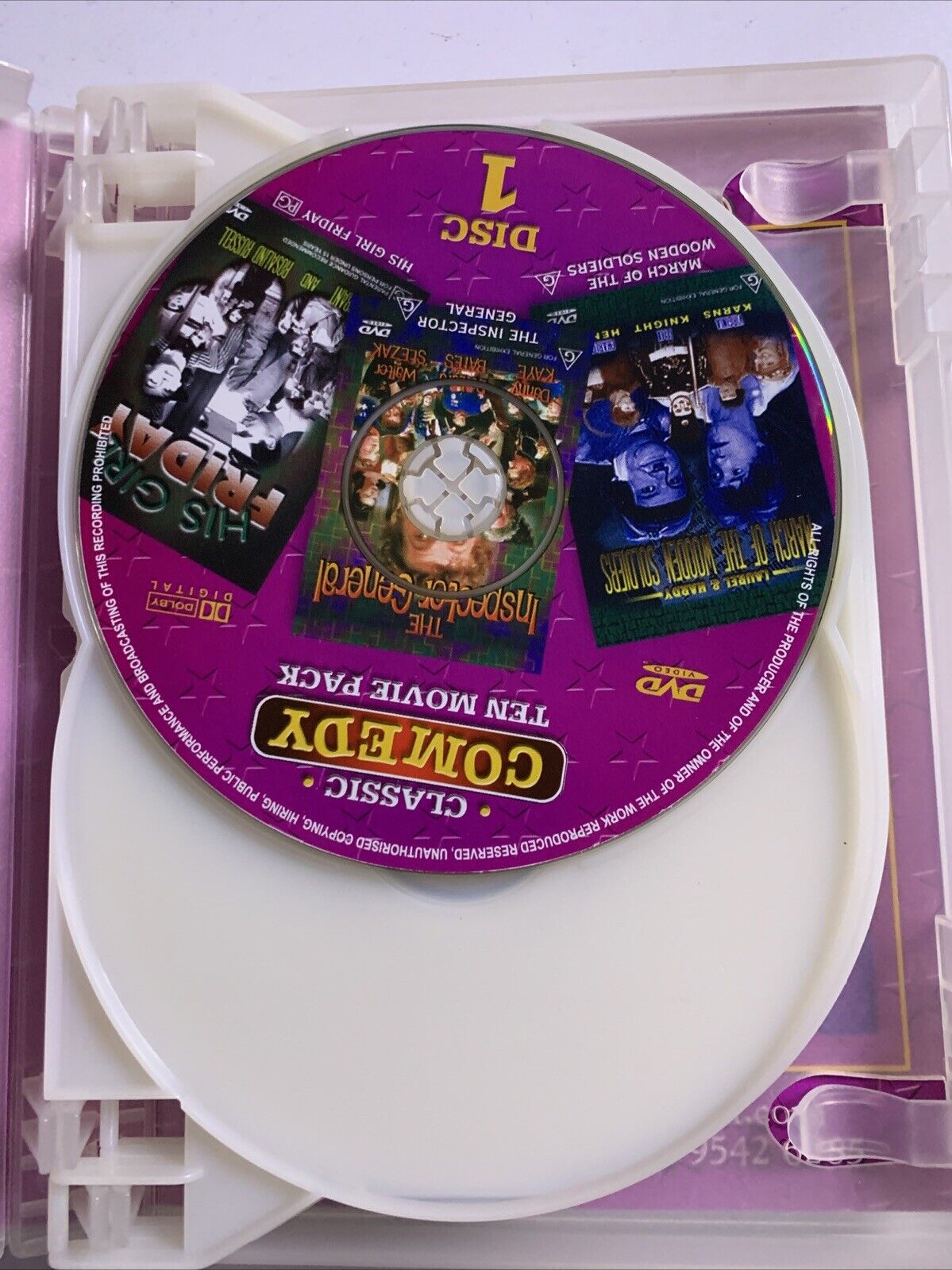 Classic Comedy Ten Movie Pack DVD Laurel Hardy, Jerry Lewis, Cary Grant, Dean M