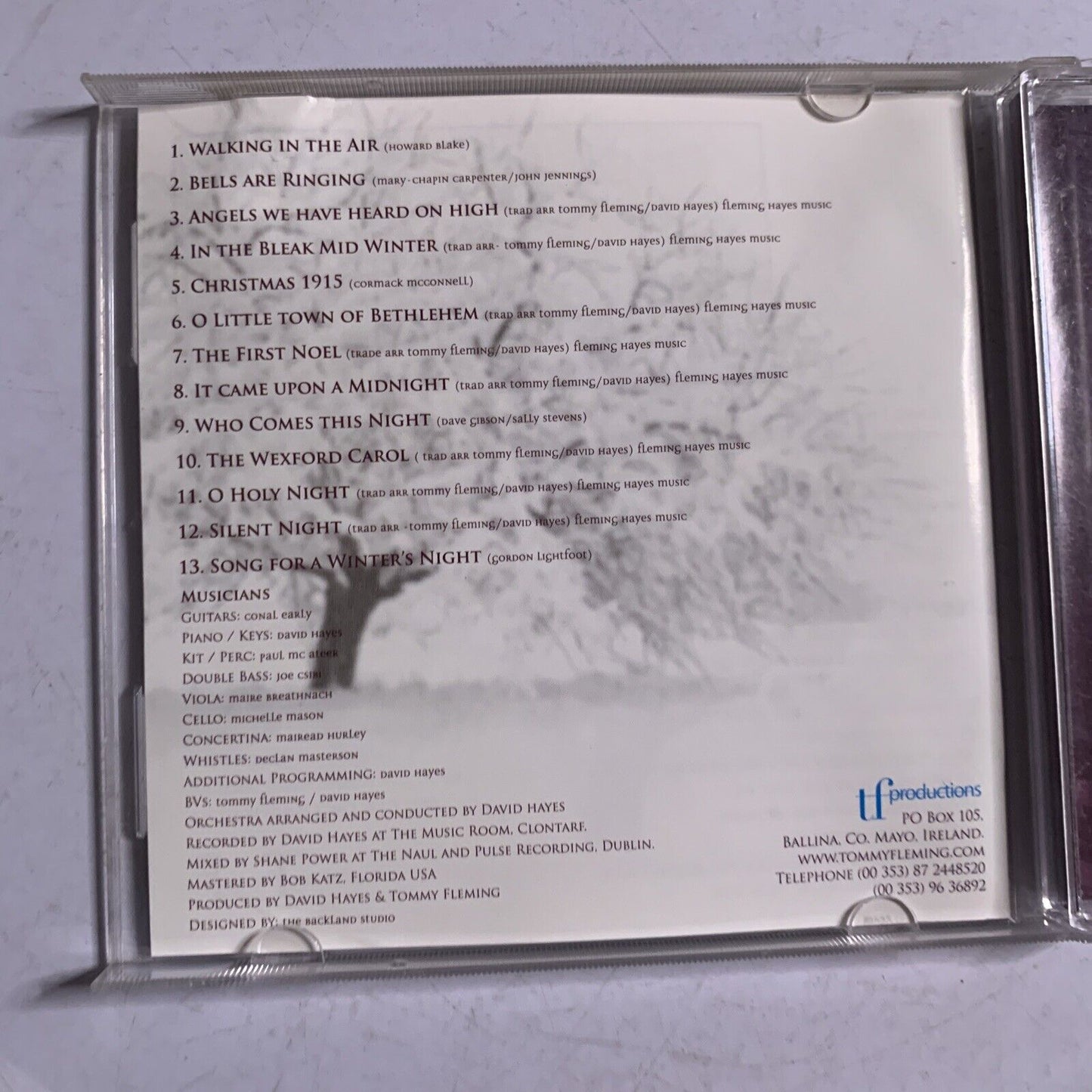 Tommy Fleming – The Christmas Album Songs For The Season (CD, 2009) Album