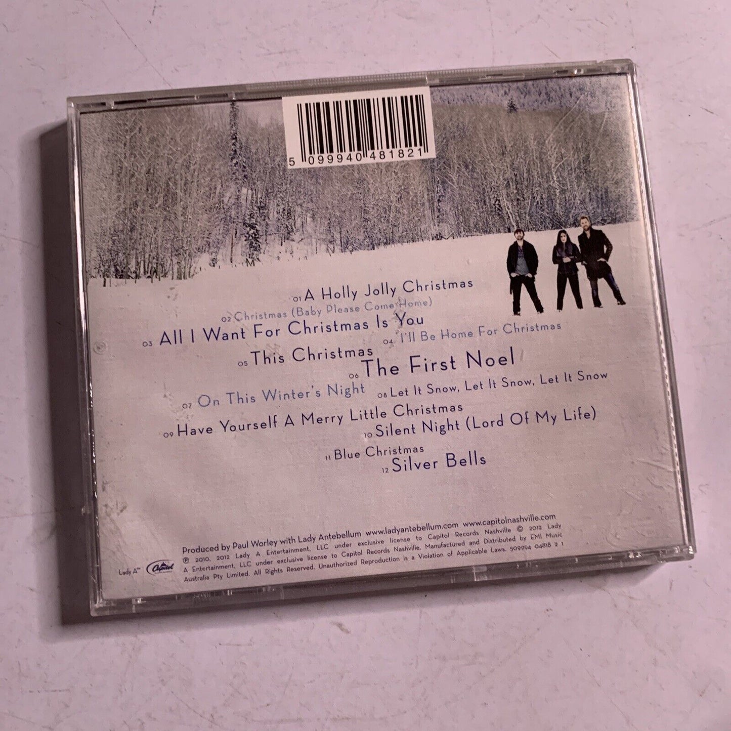 Lady Antebellum – On This Winter's Night (CD, 2012) Album