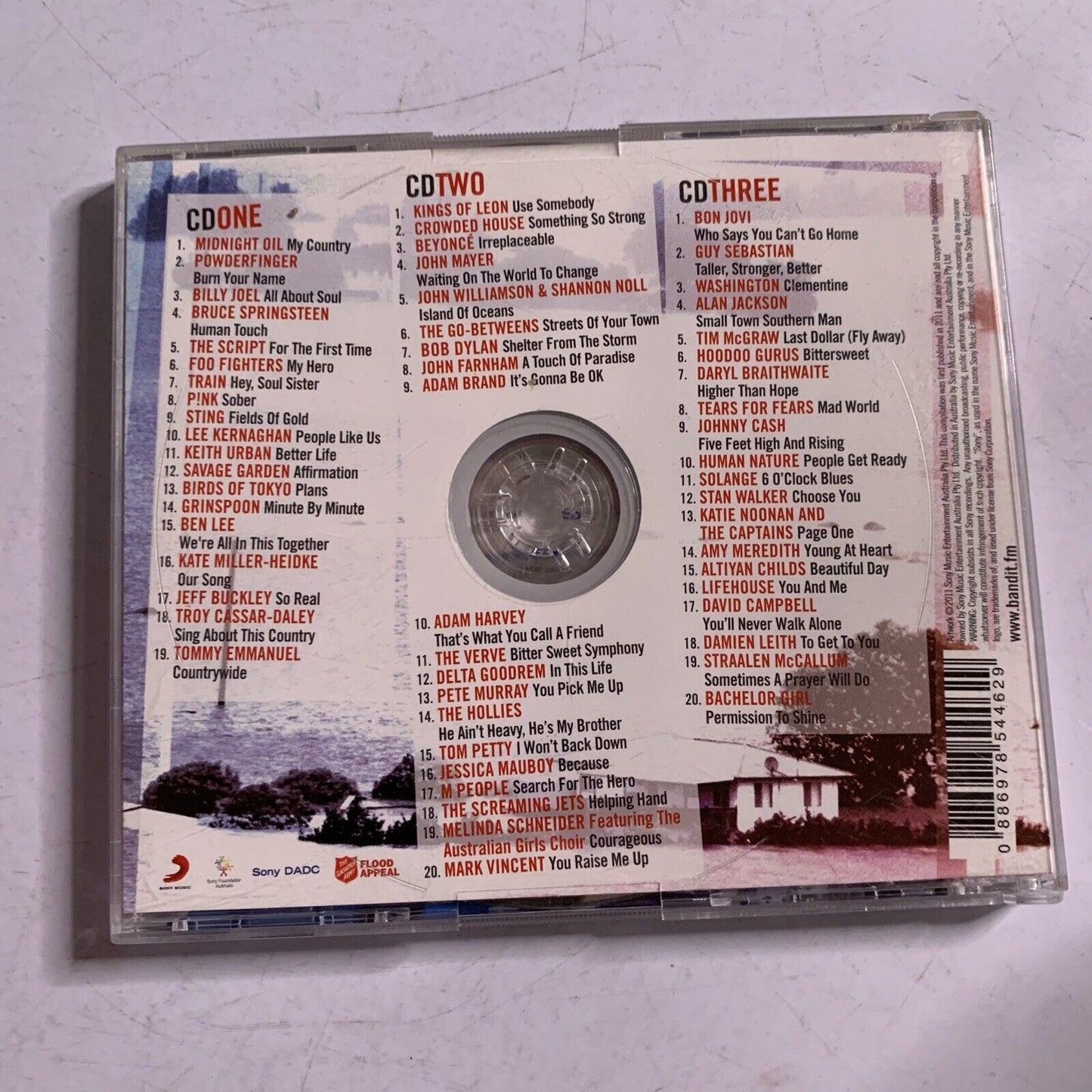 Flood Relief Artist For The Flood Appeal (CD, 2011, 3-Disc) Album