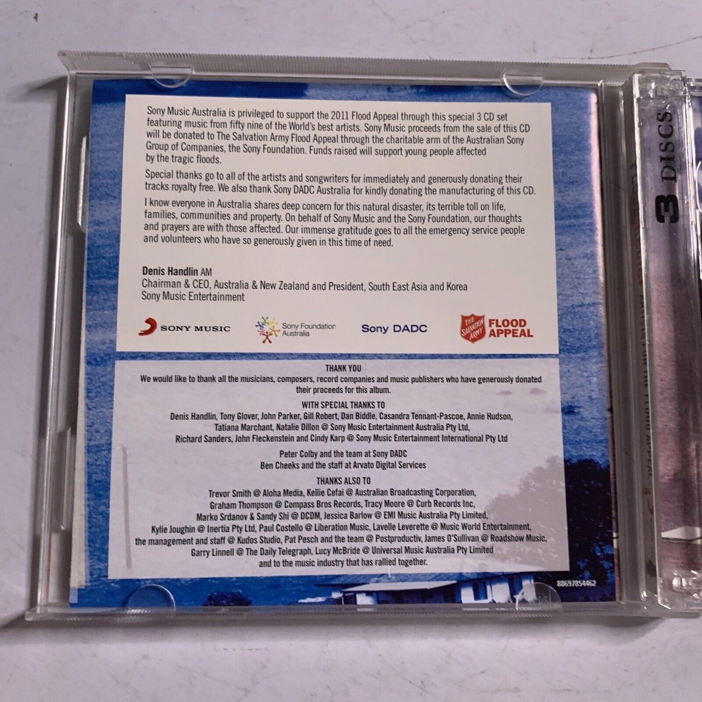 Flood Relief Artist For The Flood Appeal (CD, 2011, 3-Disc) Album