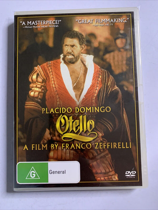 Otello (DVD, 1986) Plácido Domingo, Katia Ricciarelli, Justino Díaz Region 4 NEW