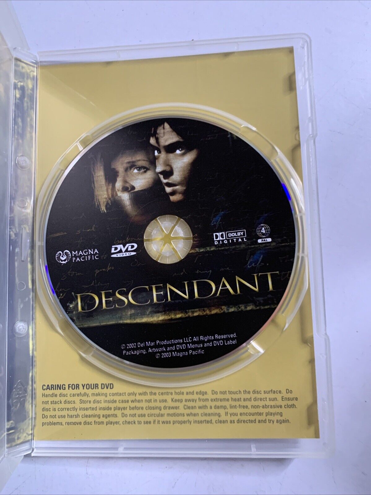 Descendant (DVD, 2003) Nick Stabile, Katherine Heigl, Jeremy London  Region 4