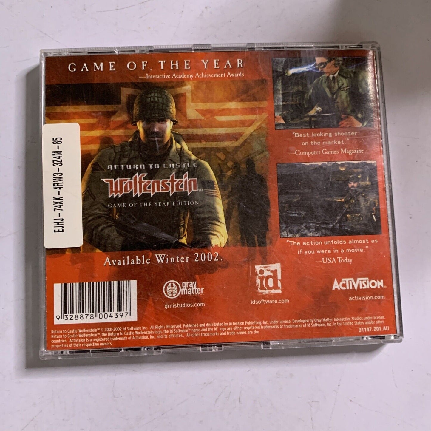 Soldier Of Fortune 2 : Double Helix PC CD-ROM Windows FPS Shooter Game