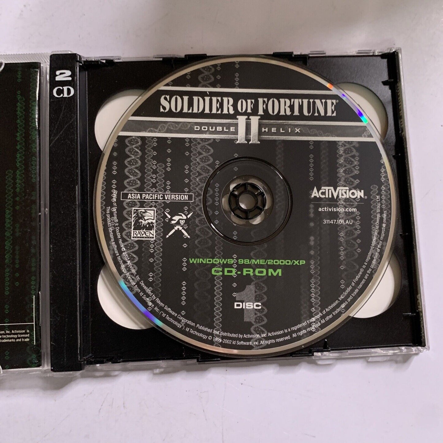 Soldier Of Fortune 2 : Double Helix PC CD-ROM Windows FPS Shooter Game