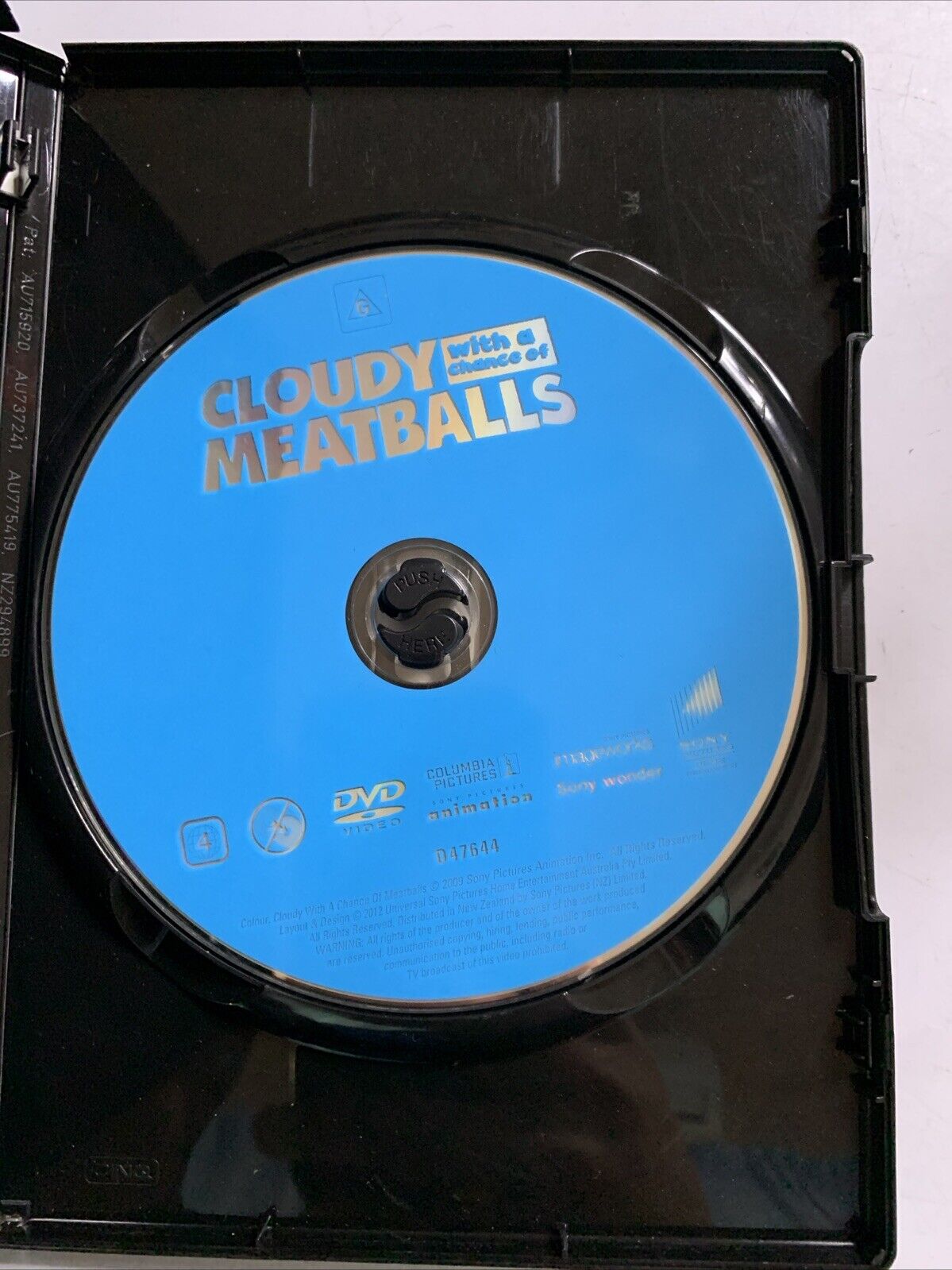 Cloudy with a Chance of Meatballs (DVD, 2009) Animated Film  Region 4