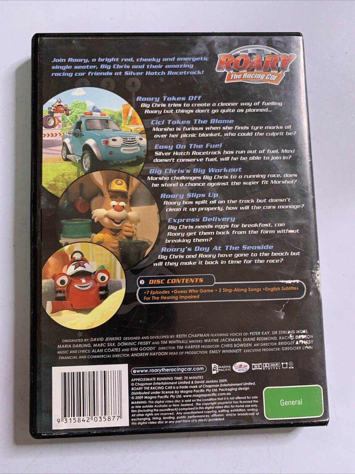 Roary the Racing Car : Roary Takes Off (DVD, 2008) Region 4