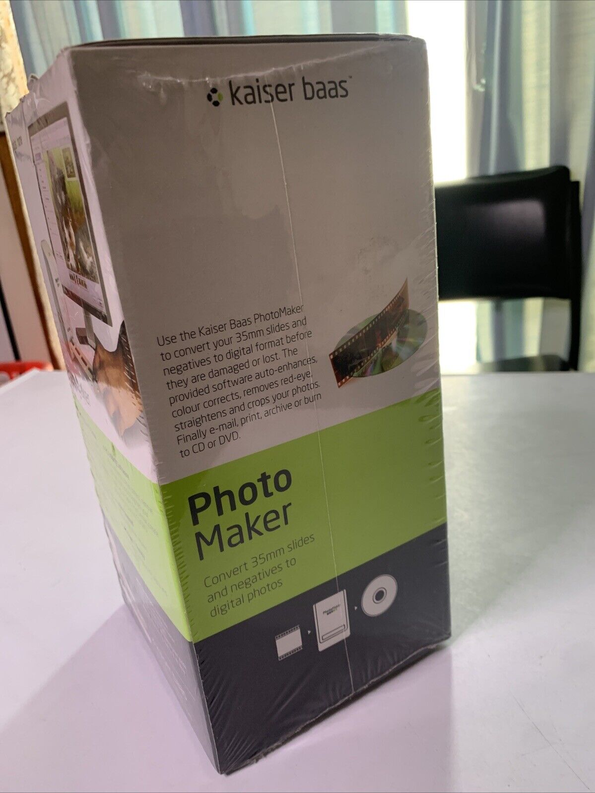 Kaiser Bass Photo Maker 35mm Slide Scanner to Digital USB NEW Sealed