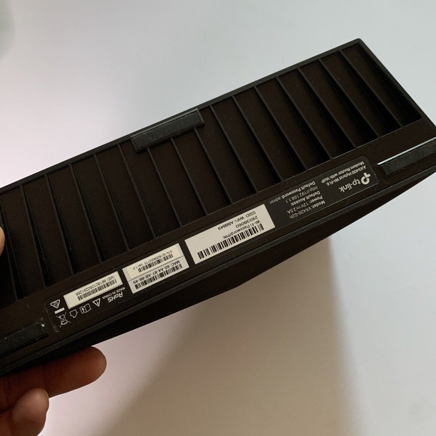 TP-Link AX5400 Hybrid Wi-Fi 6 Modem Wireless LTE Router VoIP NBN Compatible