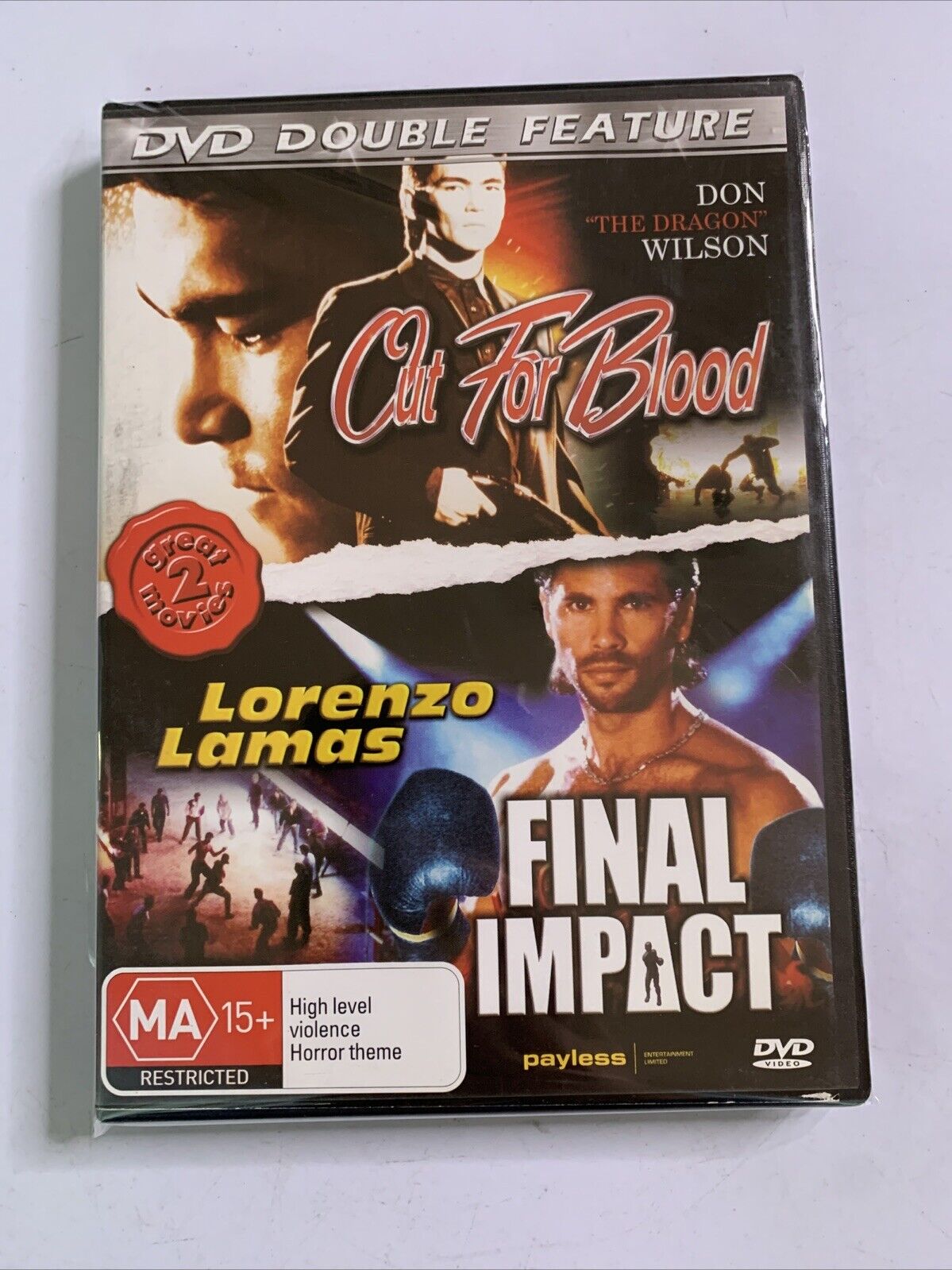 Out For Blood / Final Impact (DVD) Don The Dragon Wilson, Lorenzo Lamas NEW