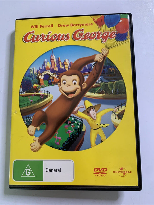 Curious George (DVD, 2006) Will Ferrell, Drew Barrymore Animation Region 4