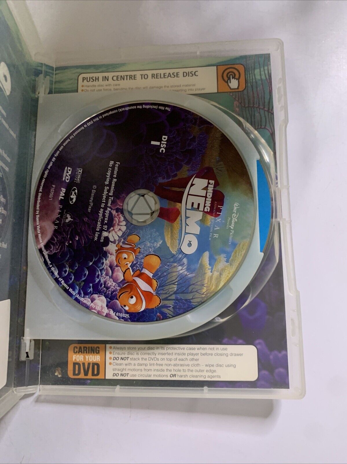 Finding Nemo Collector's Edition (DVD, 2003) Pixar Film  Region 4