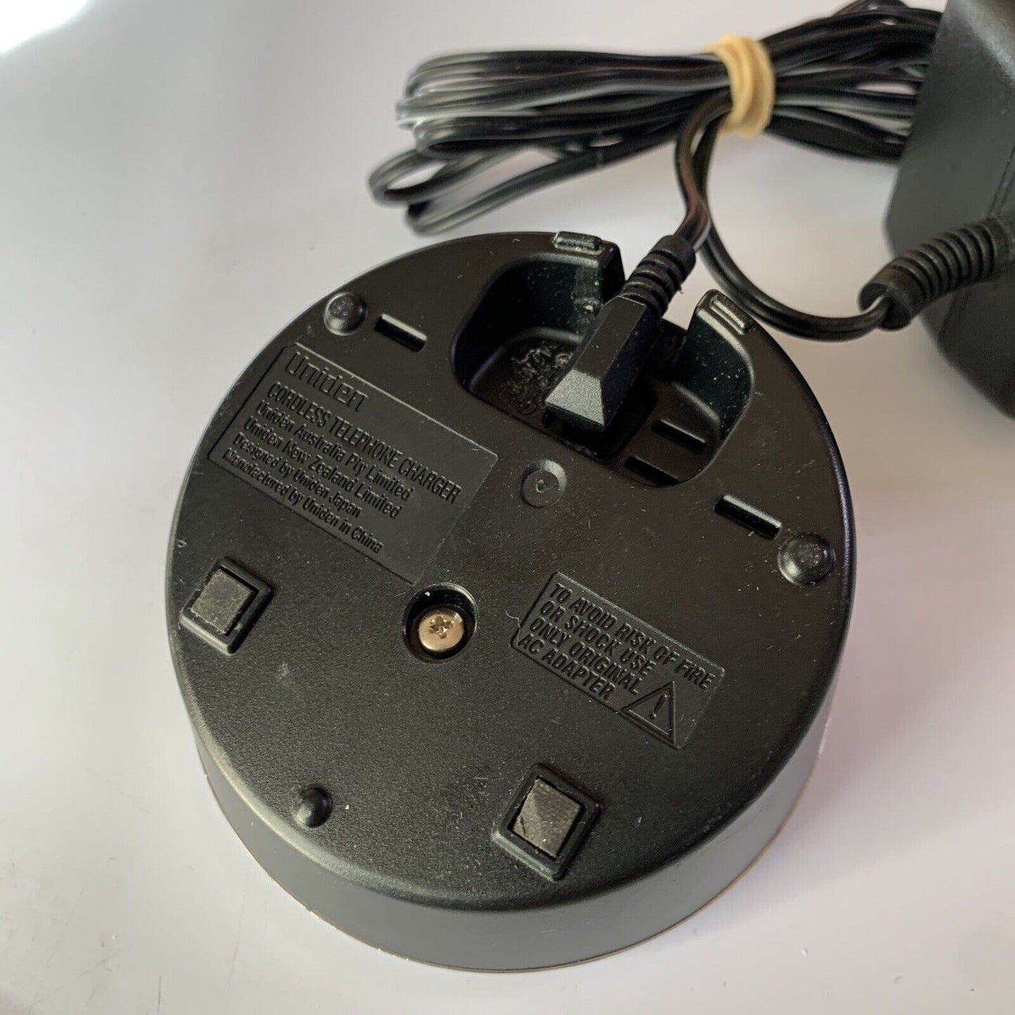 Genuine Uniden Cordless Telephone Charger + Power Supply AAD-600S 9v 210mA