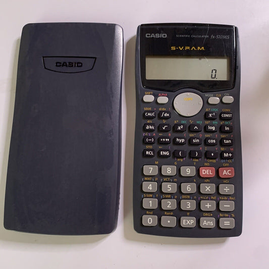 Casio Scientific Calculator fx-570MS S-V.P.A.M  with Cover