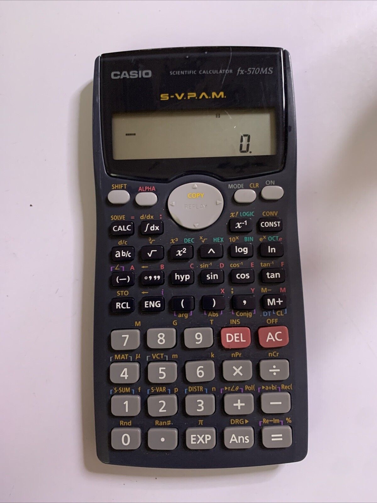 Casio Scientific Calculator fx-570MS S-V.P.A.M  with Cover