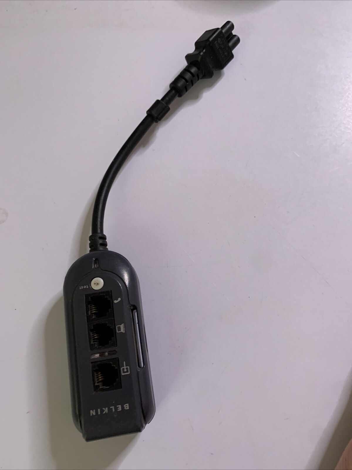 Belkin Notebook Travel Surge Protector 3-Prong Ethernet Phone Line F5C791auC5