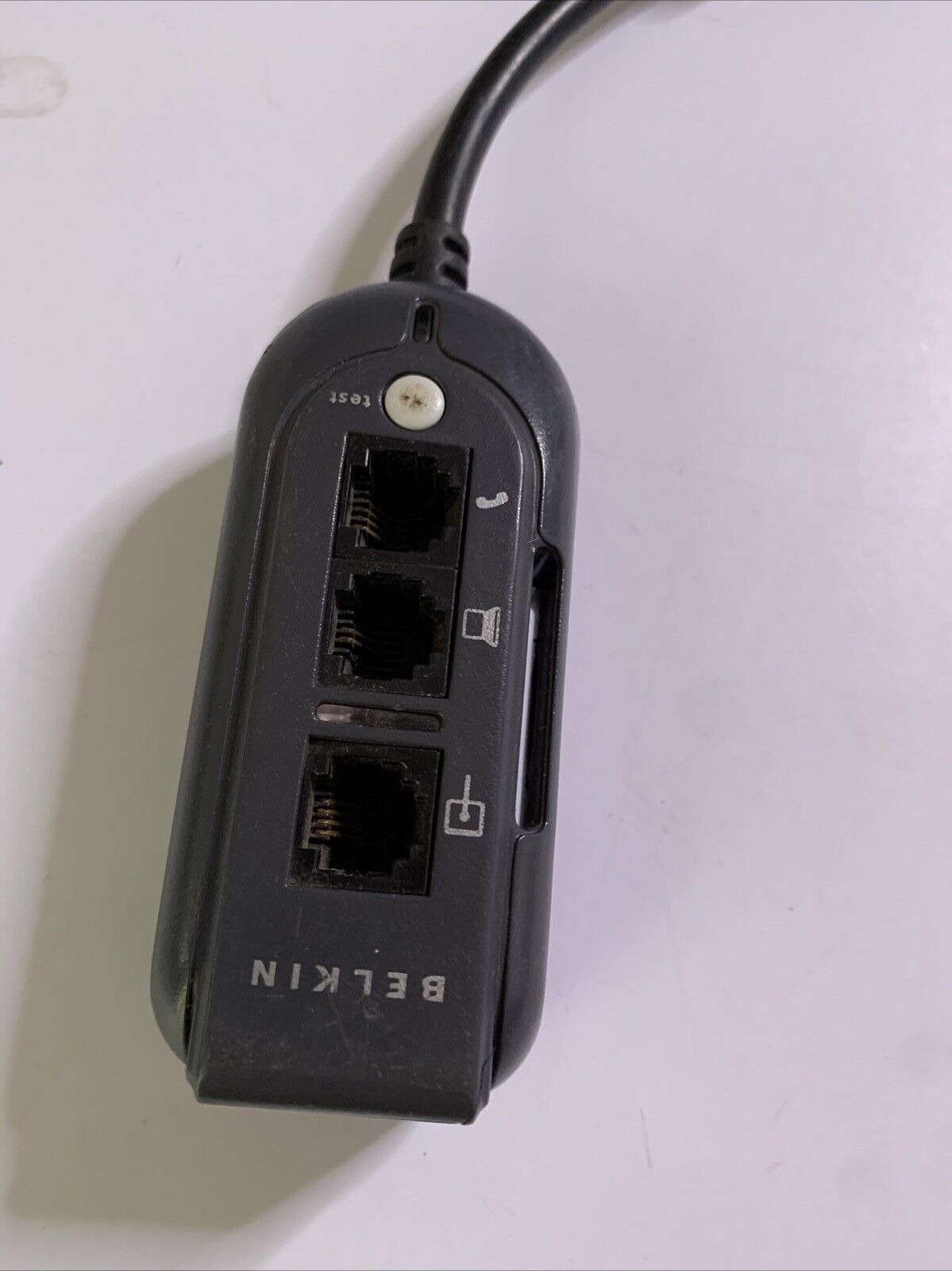 Belkin Notebook Travel Surge Protector 3-Prong Ethernet Phone Line F5C791auC5