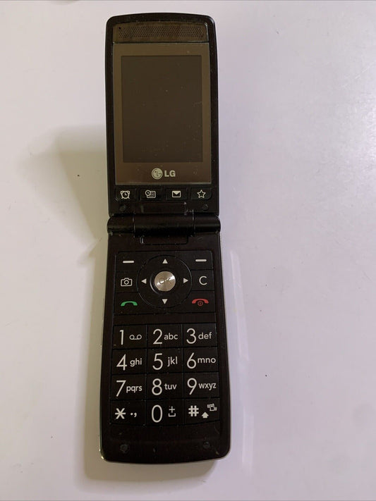LG KF300 Mobile Phone Untested Vintage Retro Black