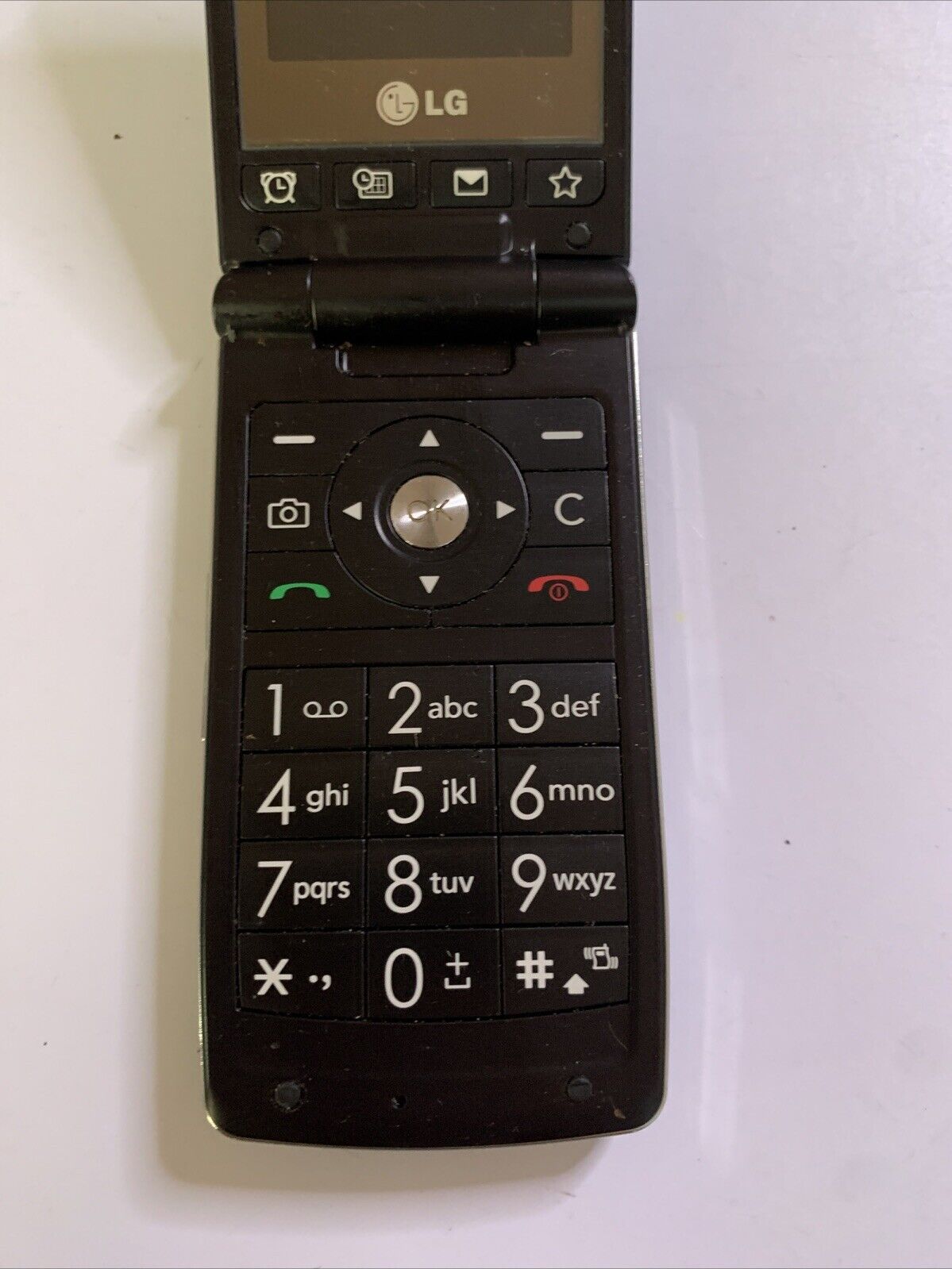 LG KF300 Mobile Phone Untested Vintage Retro Black