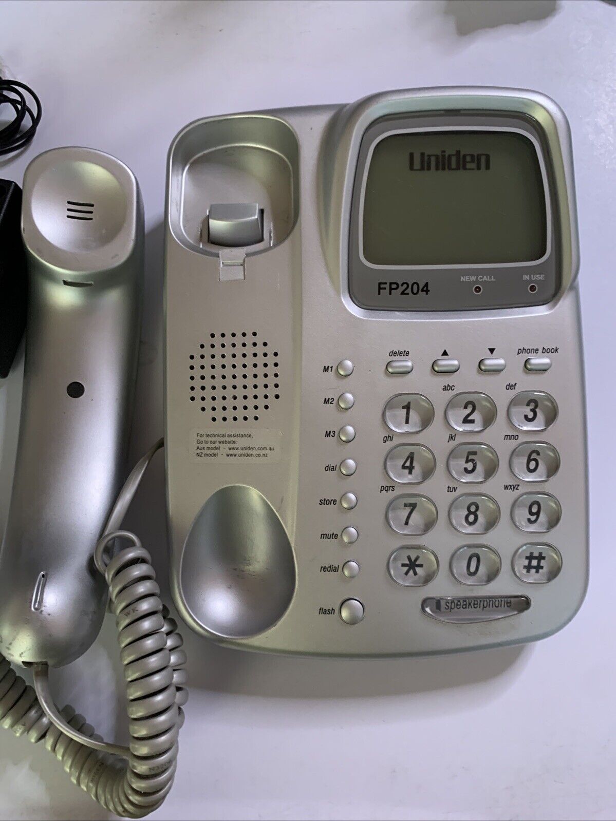 Uniden FP204 Wired Landline Phone with Speakerphone NBN Compatible