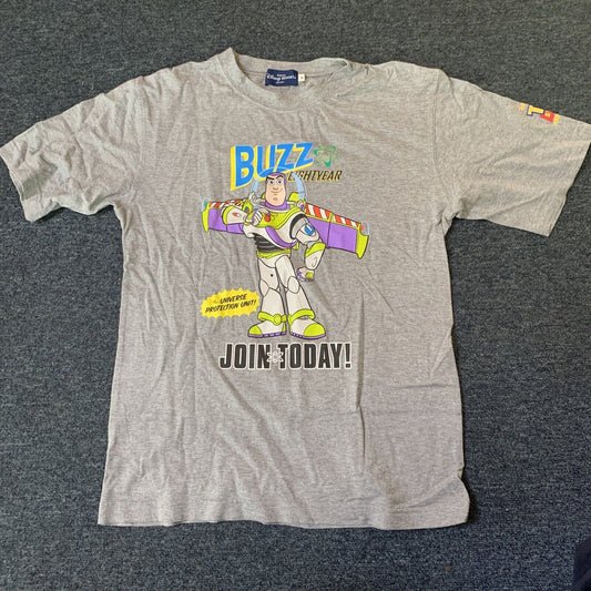 Vintage Buzz Lightyear Space Ranger Tokyo Disney JAPAN Shirt S T-Shirt