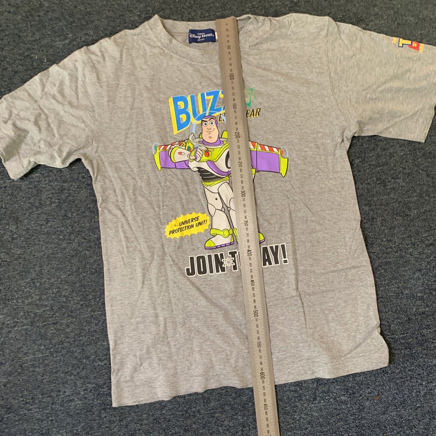 Vintage Buzz Lightyear Space Ranger Tokyo Disney JAPAN Shirt S T-Shirt