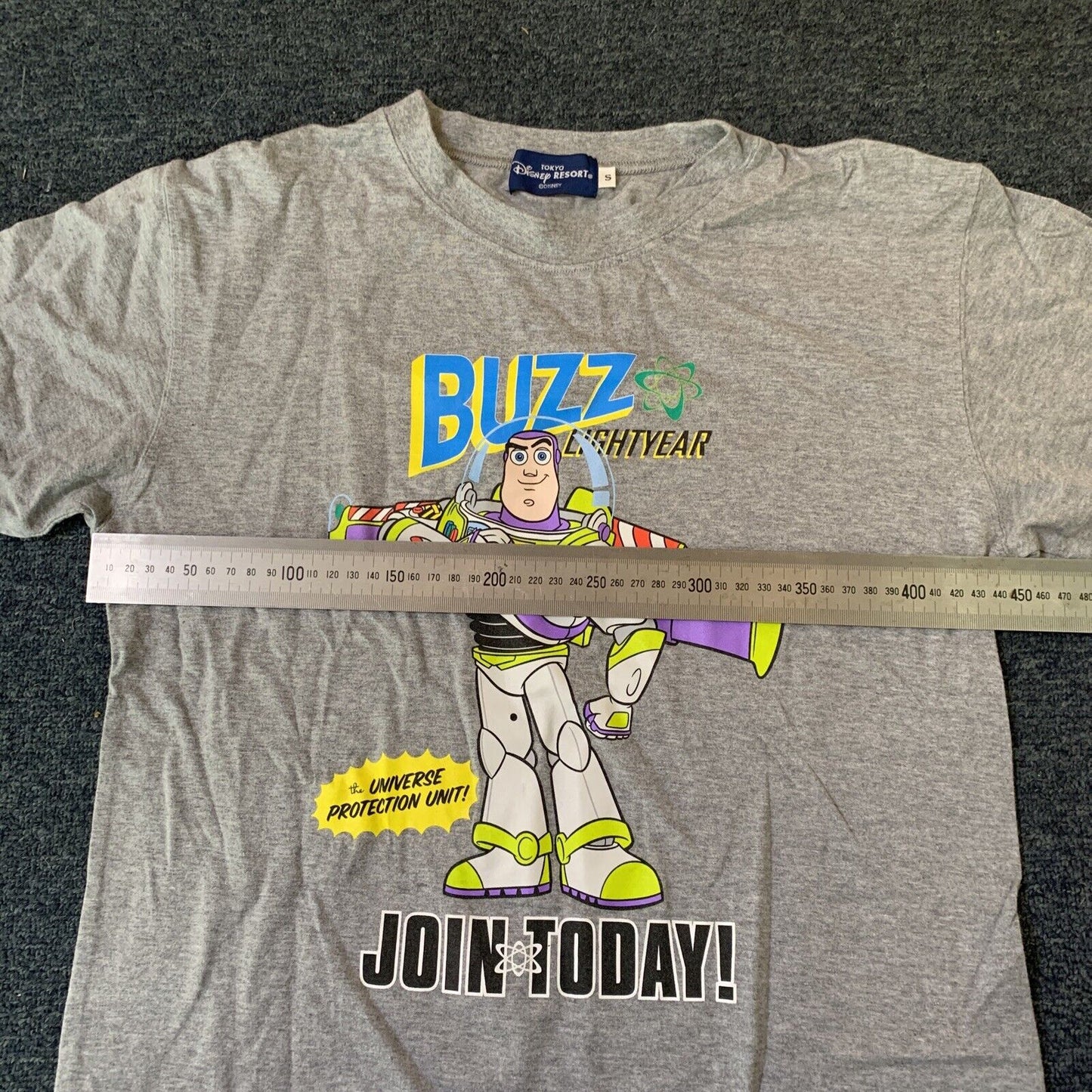 Vintage Buzz Lightyear Space Ranger Tokyo Disney JAPAN Shirt S T-Shirt
