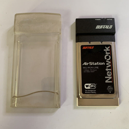 Buffalo WiFi Wireless Network PCMCIA Card Air Station WLI-PCM-L11G PC Card