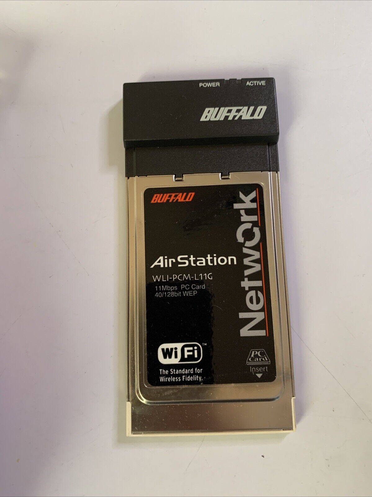 Buffalo WiFi Wireless Network PCMCIA Card Air Station WLI-PCM-L11G PC Card