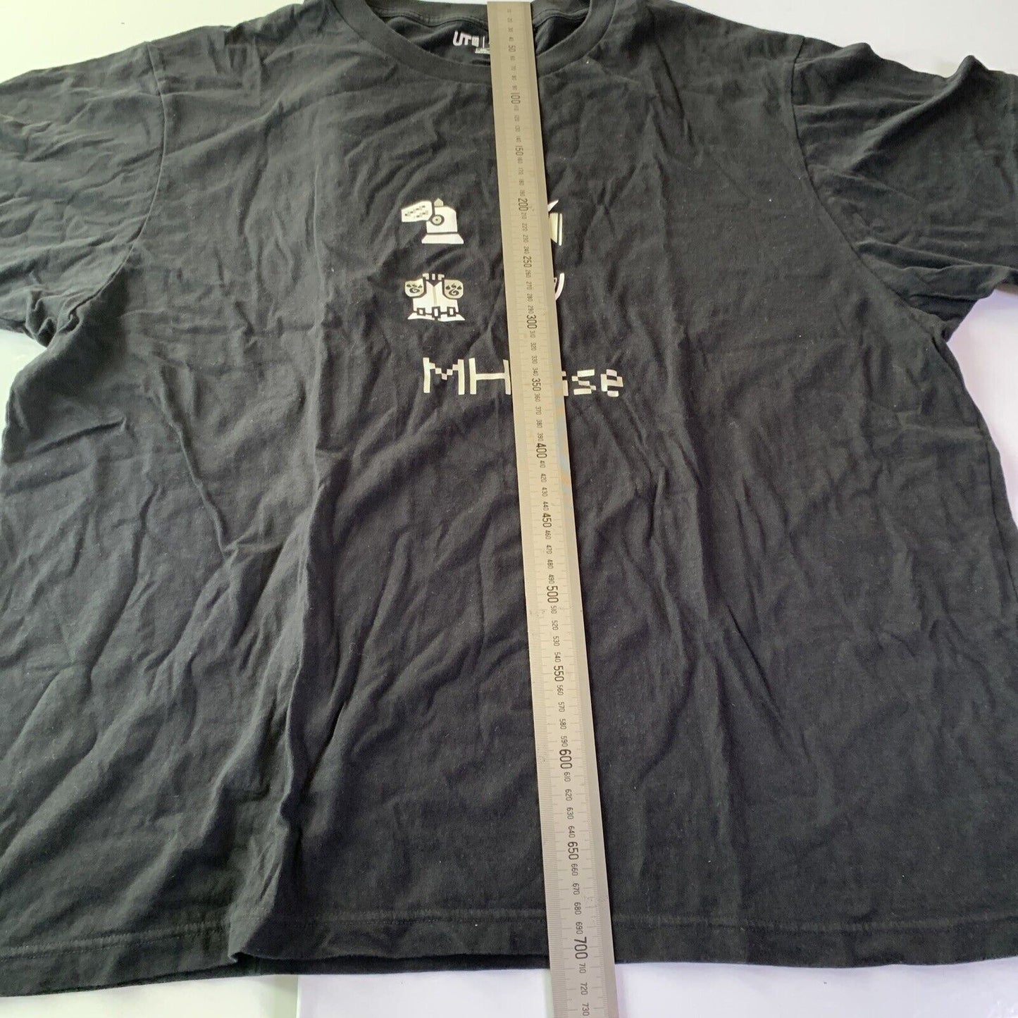 Monster Hunter Rise MHRise Capcom UNIQLO Short Sleeve Shirt 4XL Black
