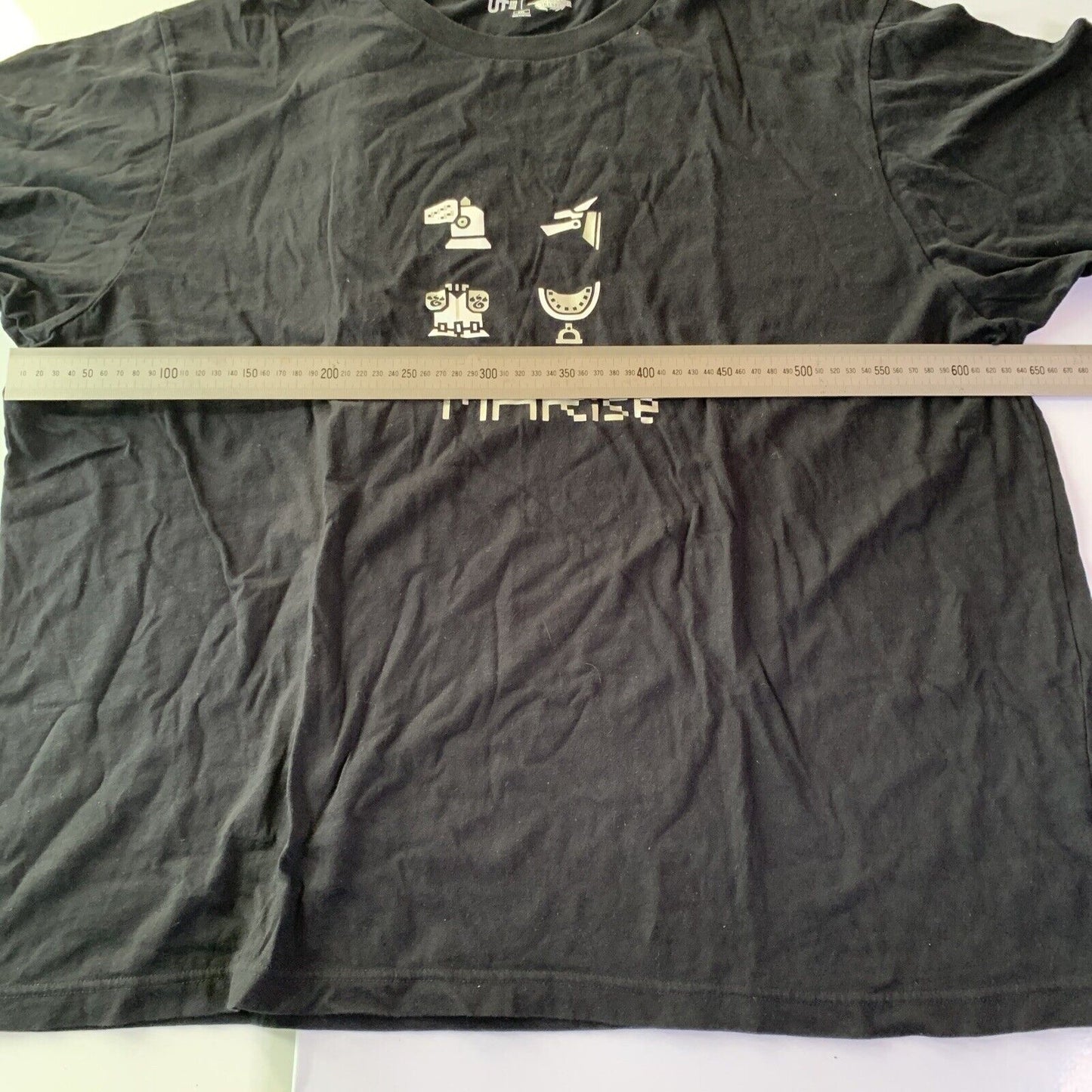 Monster Hunter Rise MHRise Capcom UNIQLO Short Sleeve Shirt 4XL Black