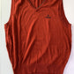 Dunlop Motorsport V Neck Vest Sweater Large L Red Vintage