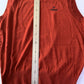 Dunlop Motorsport V Neck Vest Sweater Large L Red Vintage