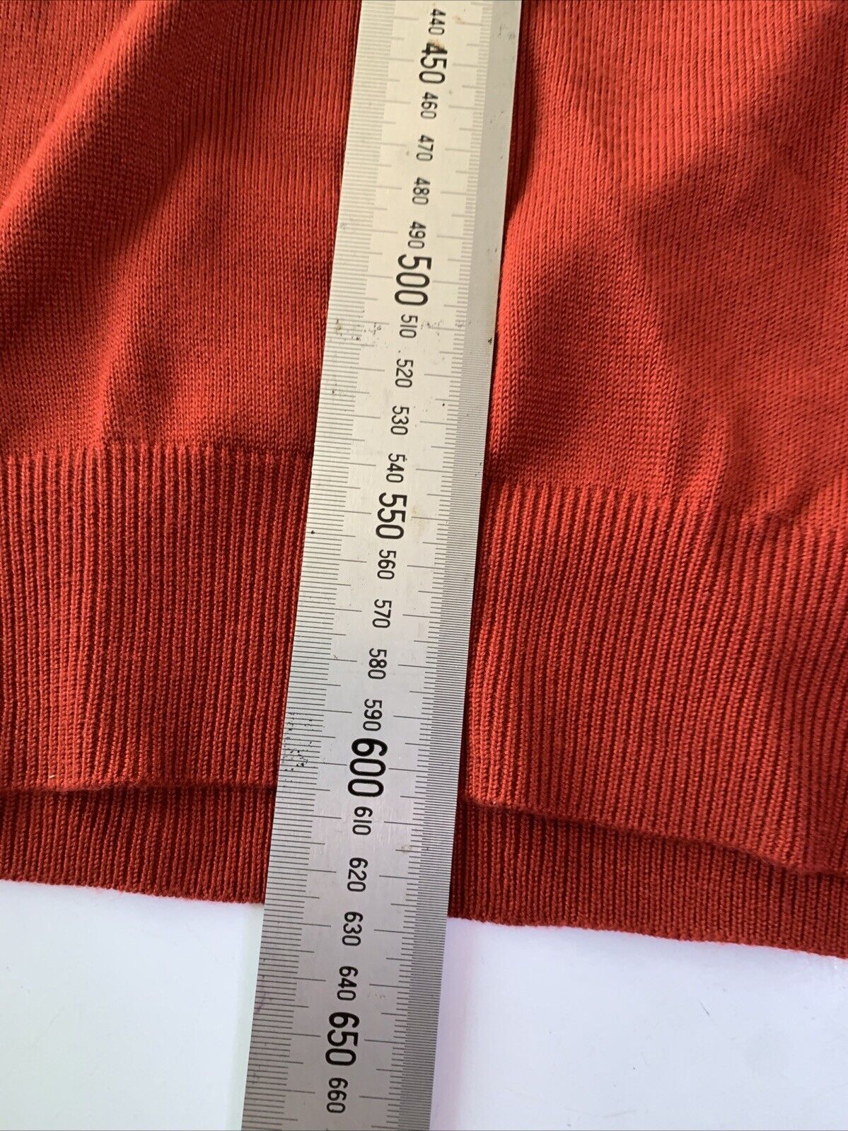 Dunlop Motorsport V Neck Vest Sweater Large L Red Vintage