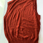 Dunlop Motorsport V Neck Vest Sweater Large L Red Vintage