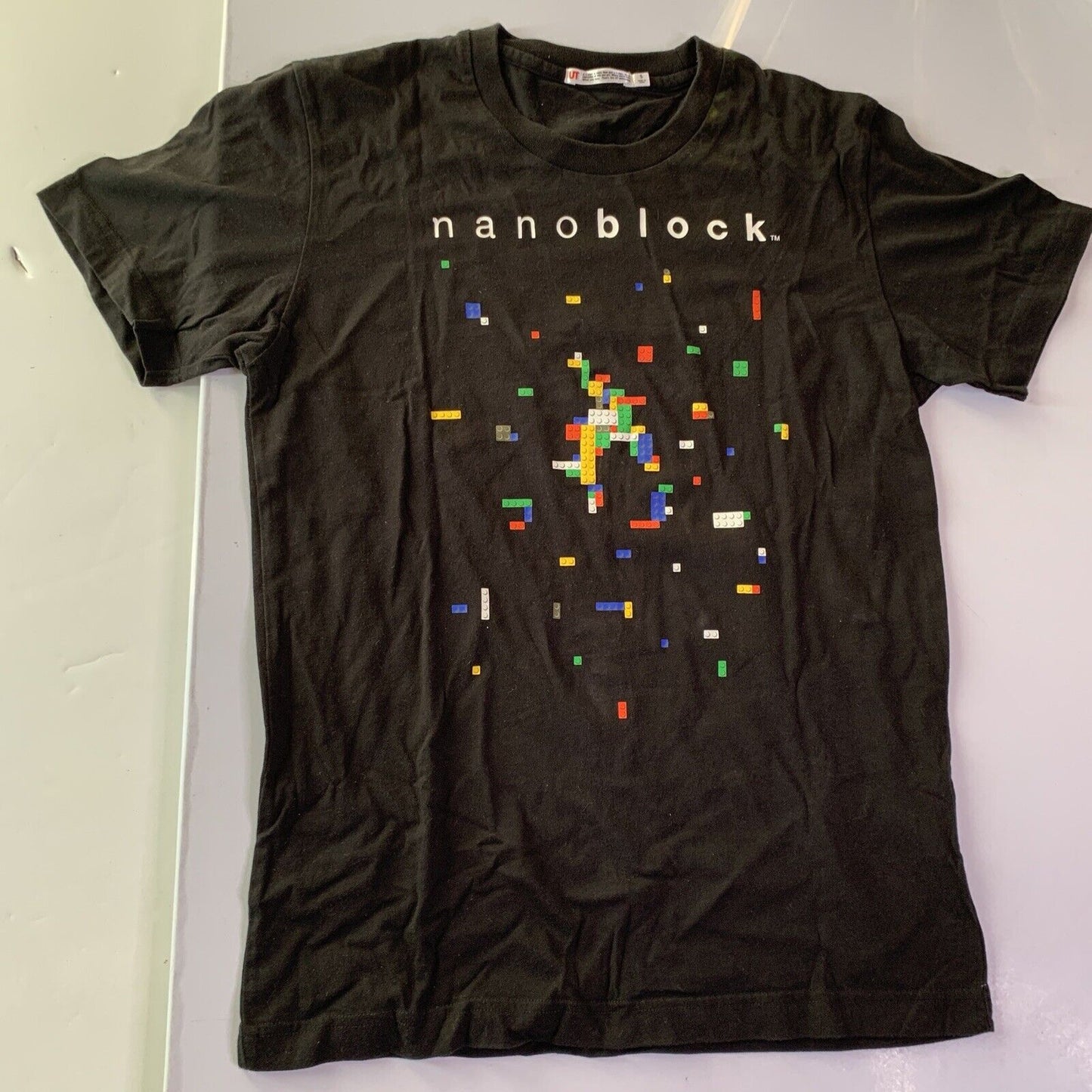 Nanoblock UNIQLO Black Short Sleeve Shirt Small