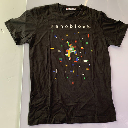 Nanoblock UNIQLO Black Short Sleeve Shirt Small