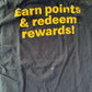 Genuine McDonalds Rewards Employee Shirt Black M Size Cotton