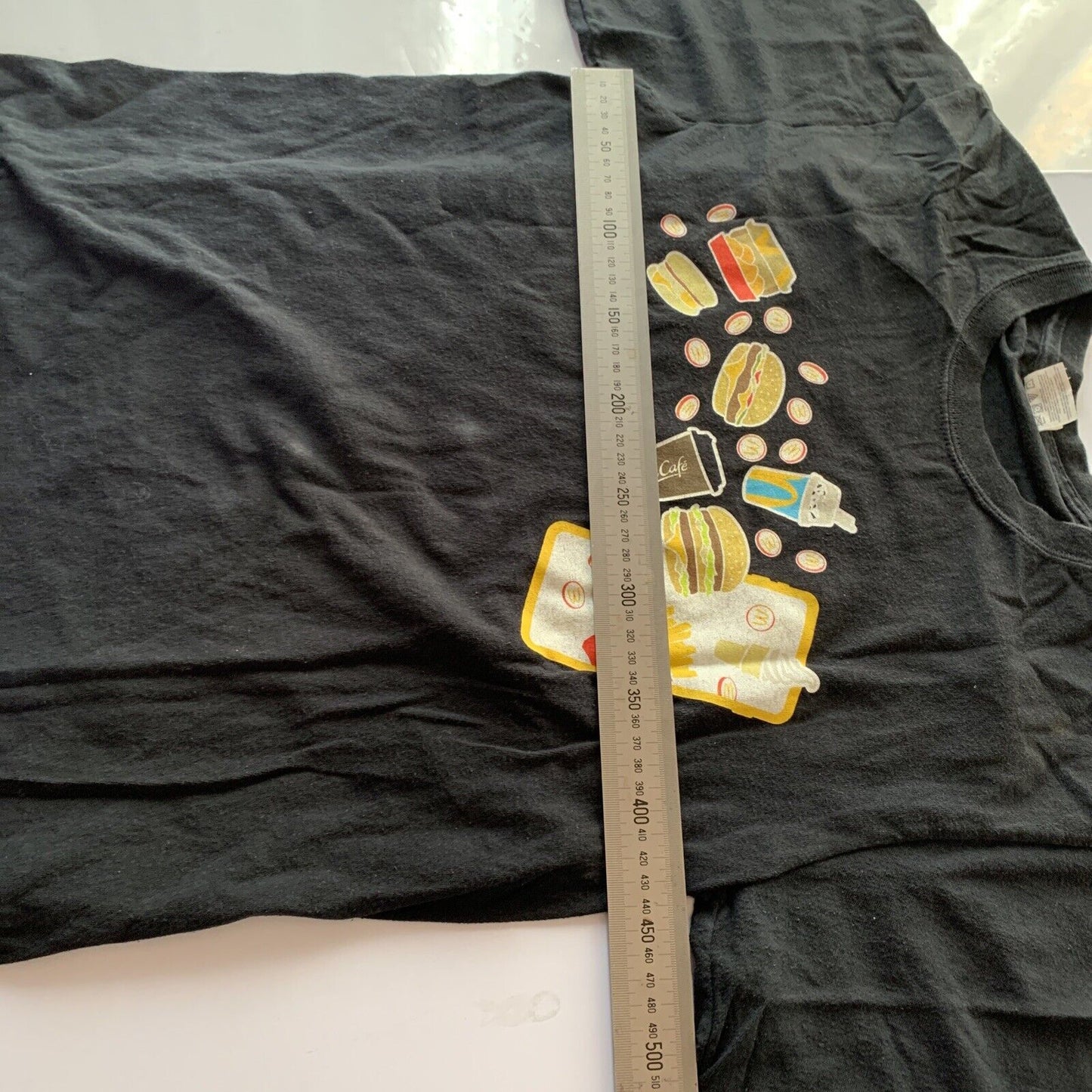 Genuine McDonalds Rewards Employee Shirt Black M Size Cotton